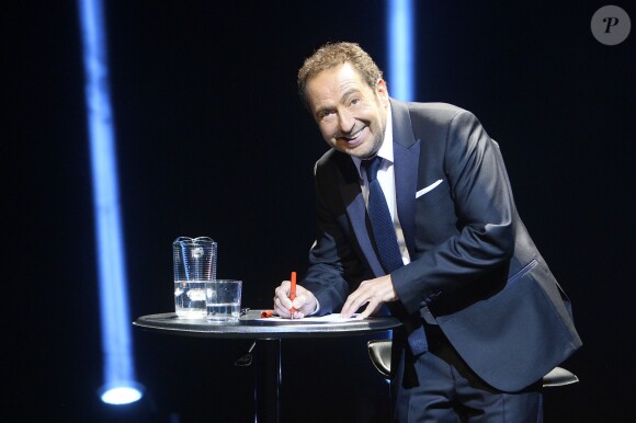Patrick Timsit - "On ne peut pas rire de tout", son spectacle au Théâtre du Rond-Point à Paris le 19 janvier 2015.