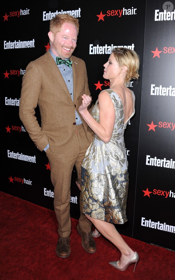 Julie Bowen, Jesse Tyler Ferguson lors de la soirée organisée par Entertainment Weekly afin de célébrer les nominations pour les awards décernés par le syndicat des acteurs de cinéma et de télévision aux États-Unis le 24 janvier 2015.