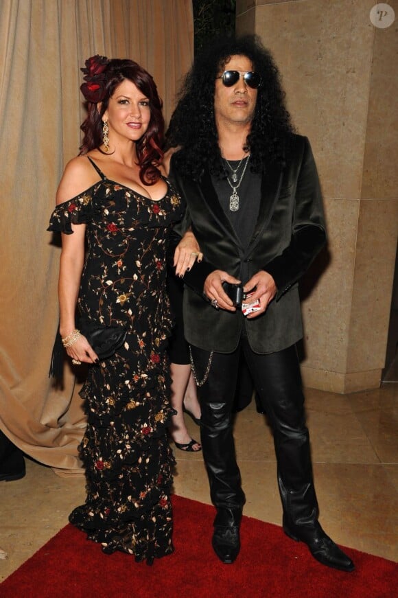 Slash et sa femme Perla en 2009