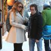 Mariah Carey fait du shopping en bottines Louboutin dans les rues enneigées de Aspen, le 23 décembre 2014  
