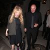 Courtney Love et Kevin O'Leary quittant un restaurant de Los Angeles, le 27 janvier 2015.