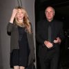 Courtney Love et Kevin O'Leary quittant un restaurant de Los Angeles, le 27 janvier 2015.
