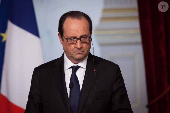 François Hollande au palais de l'Elysée, le 3 décembre 2014 à Paris