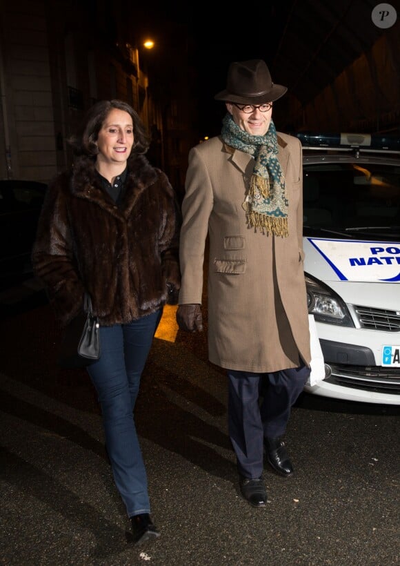 Camille Pascal, à la fête d'anniversaire organisée à l'occasion des 60 ans de Nicolas Sarkozy à son domicile à Paris, le 30 janvier 2015.