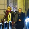 Emmanuelle Seigner et son mari Roman Polanski, à la fête d'anniversaire organisée à l'occasion des 60 ans de Nicolas Sarkozy à son domicile à Paris, le 30 janvier 2015.
