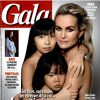 Laeticia Hallyday pose avec ses filles Jade et Joy en couverture de Gala, en kiosques le 28 janvier 2015