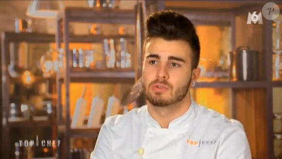 Kevin, dans Top Chef 2015 sur M6, le lundi 2 février 2015.
