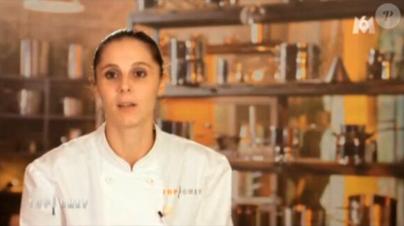 Vanessa dans Top Chef 2015 sur M6, le lundi 2 février 2015.