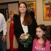 La princesse Madeleine de Suède, enceinte de 5 mois de son deuxième enfant, et son mari Christopher O'Neill étaient le 2 février 2015 en visite officielle à Gävle.