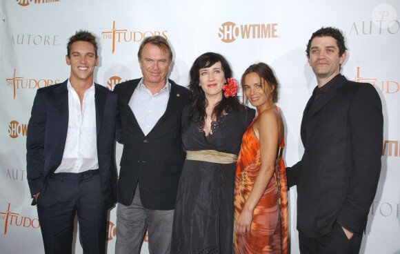 Jonathan Rhys Meyers, Sam Neill, Maria Doyle Kennedy, Gabrielle Anwar et James Frain assistent à la première diffusion de la série The Tudors le 26 mars 2007