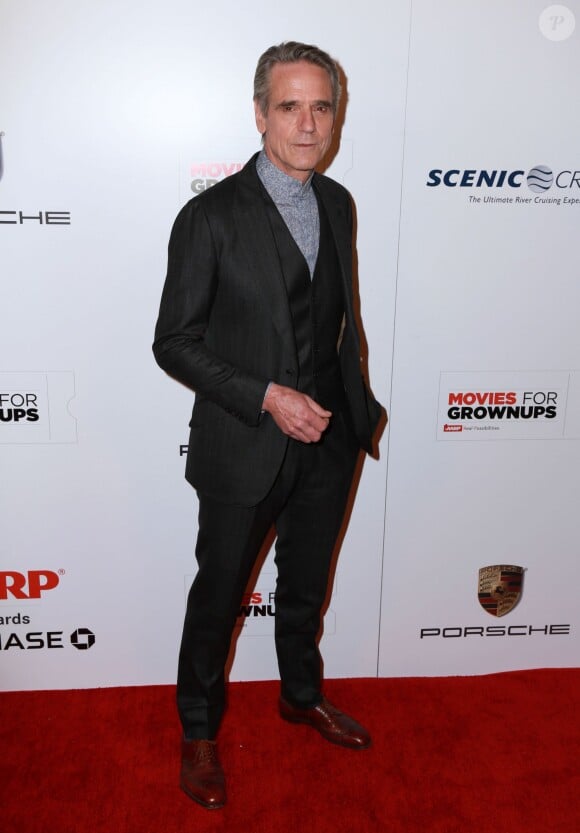Jeremy Irons à la 14ème soirée "AARP Movies for Grownups" à Beverly Hills. Le 2 février 2015