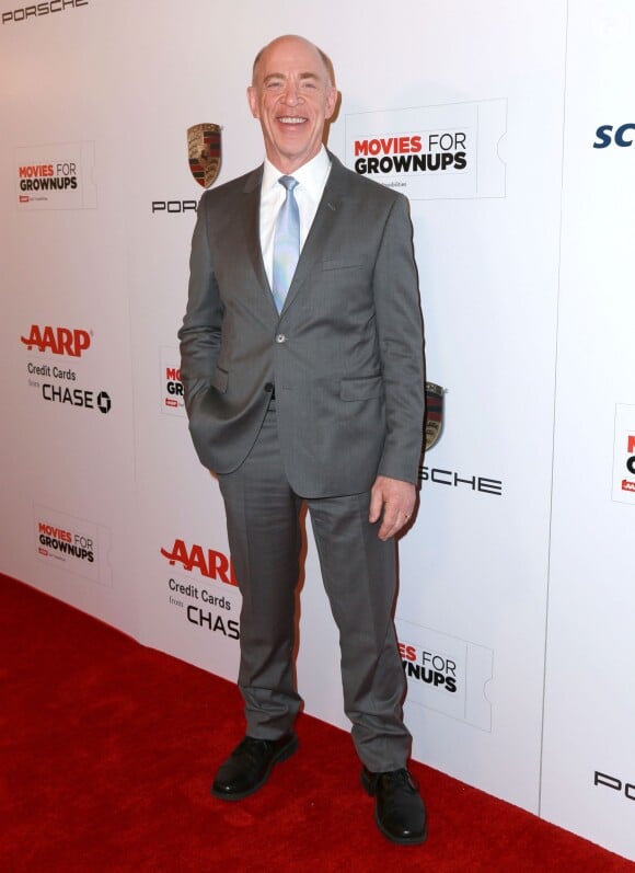 J.K. Simmons à la 14ème soirée "AARP Movies for Grownups" à Beverly Hills. Le 2 février 2015