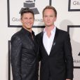  Neil Patrick Harris et David Burtka lors de la 56eme ceremonie des Grammy Awards a Los Angeles le 26 janvier 2014. 