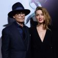  Johnny Depp et Amber Heard lors de l'avant-premi&egrave;re du film 3 Days to Kill &agrave; Los Angeles le 12 f&eacute;vrier 2014 