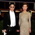  Johnny Depp et Amber Heard alors du gala du MET &agrave; New York le 5 mai 2014 