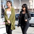Kim Kardashian et Brittny Gastineau à Los Angeles, le 4 février 2015.