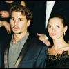Johnny Depp et Kate Moss à Cannes en 1998.
