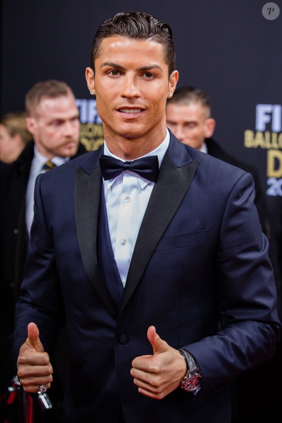 Cristiano Ronaldo à Zurich, le 12 janvier 2015.