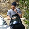 Exclusif - Patrick Dempsey sans son alliance après l'annonce de son divorce à Malibu Los Angeles, le 30 Janvier 2014.