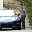 Exclusif - Patrick Dempsey sans son alliance après l'annonce de son divorce à Malibu Los Angeles, le 30 Janvier 2014.