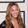 Beyoncé assiste aux 57e Grammy Awards au Staples Center, habillée d'une robe custom en tulle et décolletée Proenza Schouler. Los Angeles, le 8 février 2015.