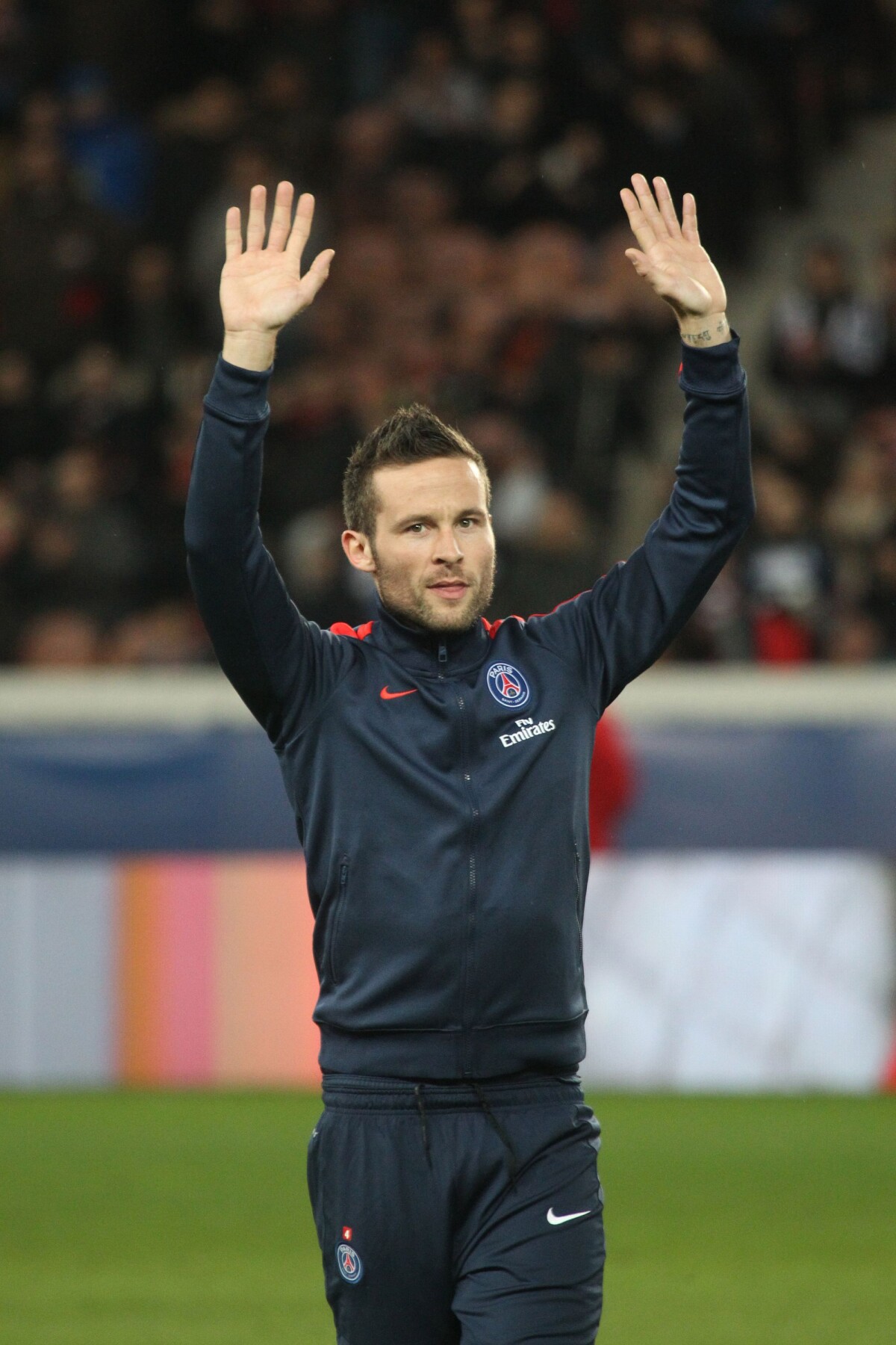 Photo : Yohan Cabaye Lors Du Match Entre Le PSG - Bordeaux Au Parc Des ...