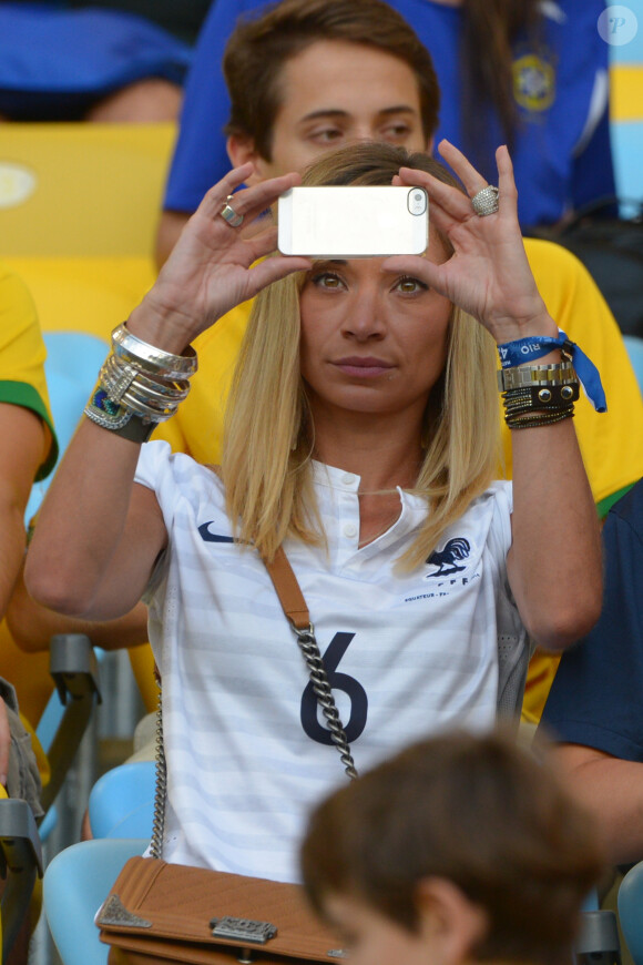 Fiona Cabaye, lors du match entre la France et l'Equateur au Maracana de Rio de Janeiro, le 25 juin 2014