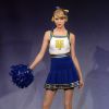 Nouvelle statue de cire pour Taylor Swift qui s'est vue rhabillée aux couleurs de son dernier tube Shake It Off, au musée Madame Tussauds de Londres le 10 février 2015