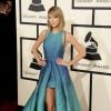 Taylor Swift arrive à la 57ème soirée annuelle des Grammy Awards au Staples Center à Los Angeles, le 8 février 2015. 