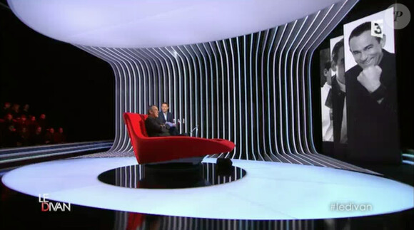Thierry Ardisson parle de son enfance mais aussi de sa tentative de suicide dans l'émission Le Divan présentée par Marc-Olivier Fogiel sur France 3. Le 10 février 2015.