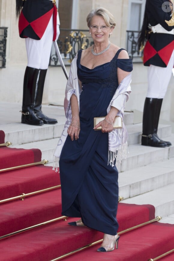 Michèle Alliot-Marie - Dîner d'état en l'honneur de la reine d'Angleterre donné par le président français au palais de l'Elysée à Paris, le 6 juin 2014.