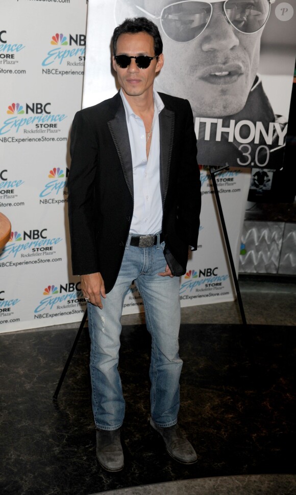 Marc Anthony donne une conference de presse dans le magasin de la NBC a New York. Le 23 juillet 2013  7/23/13 Marc Anthony at The NBC Store. (NYC)23/07/2013 - New York