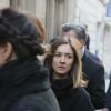 Emmanuelle Boidron - Hommage à Roger Hanin à la synagogue de la rue Buffault à Paris, le 12 février 2015.