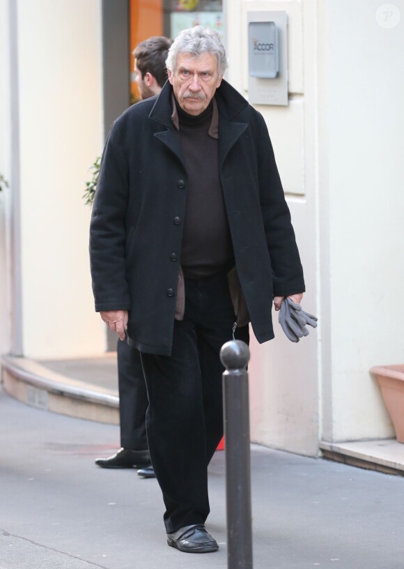 Hommage à Roger Hanin à la synagogue de la rue Buffault à Paris, le 12 février 2015.