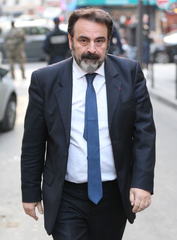 Hommage à Roger Hanin à la synagogue de la rue Buffault à Paris, le 12 février 2015.