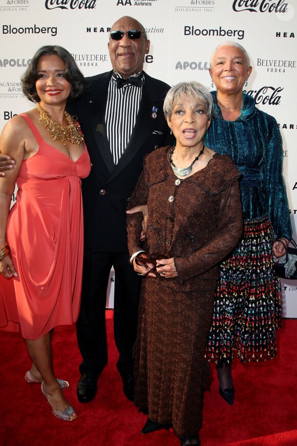 Jonelle Procope, Bill Cosby, Ruby Dee et Camille Cosby à New York, le 8 juin 2009. 
