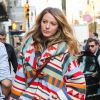 Blake Lively ( enceinte ) fait du shopping à New York Le 17 Octobre 2014 