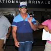 Semi-Exclusive - Mel Gibson arrive à l'aéroport de LAX à Los Angeles, le 3 septembre 2014  