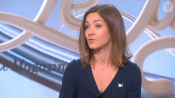 Emmanuelle Boidron, invitée de l'émission Le Tube sur Canal+, le samedi 14 février 2015.