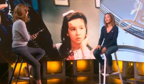 Daphné Bürki et Emmanuelle Boidron, dans l'émission Le Tube sur Canal+, le samedi 14 février 2015.