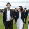 Michelle Dockery et John Dineen lors de la Queens Cup de Polo à Windsor, le 15 juin 2014. Selon les médias britanniques, en février 2015, la star de Downton Abbey et son amoureux se sont fiancés.