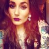 Amélie Piovoso (The Voice 4) : Un look rock'n'roll et un corps très tatoué qui intriguent - Selfie