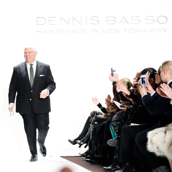 Dennis Basso assiste au défilé Dennis Basso automne-hiver 2015 au Lincoln Center. New York, le 16 février 2015.