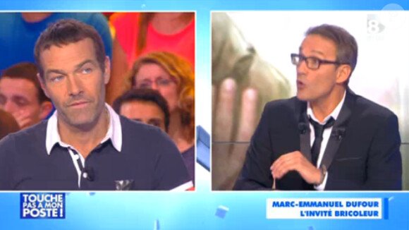 Marc-Emmanuel Dufour s'exprime sur le scandale Tous ensemble dans TPMP, le vendredi 23 octobre 2014 sur D8