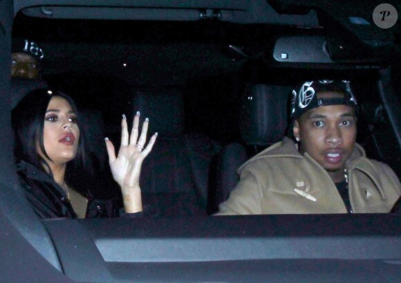 Kylie Jenner et Tyga à Hollywood, le 9 janvier 2015.