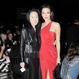 Vera Wang et Kendall Jenner au gala de l'amfAR à New York. Le 11 février 2015.