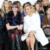 Anna Wintour et Sienna Miller assistent au défilé Calvin Klein automne-hiver 2015-2016, aux Spring Studios. New York, le 19 février 2015.