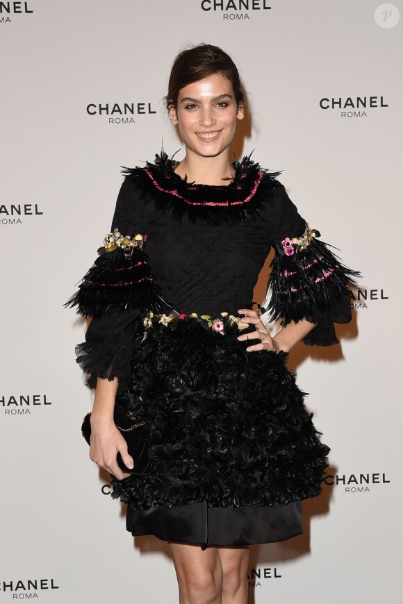 Alma Jodorowsky - People à la soirée pour l'ouverture de la boutique Chanel à Rome le 19 février 2015