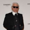 Karl Lagerfeld - People à la soirée pour l'ouverture de la boutique Chanel à Rome le 19 février 2015