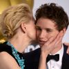 Eddie Redmayne et Cate Blanchett - 87e cérémonie des Oscars le 22 février 2015 à Los Angeles